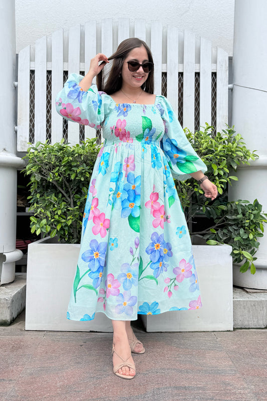 Forget Me Not Smocked Dress