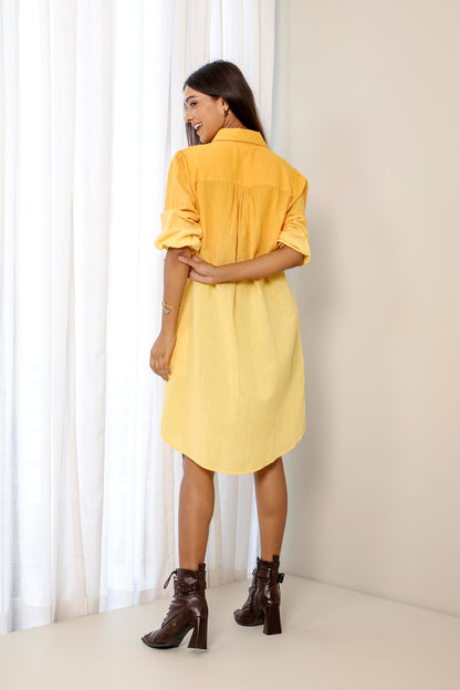 Pina Colada Shirt Dress