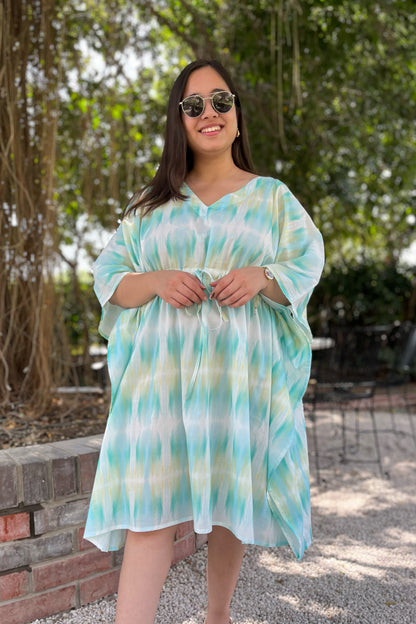 Aqua Green Kaftan