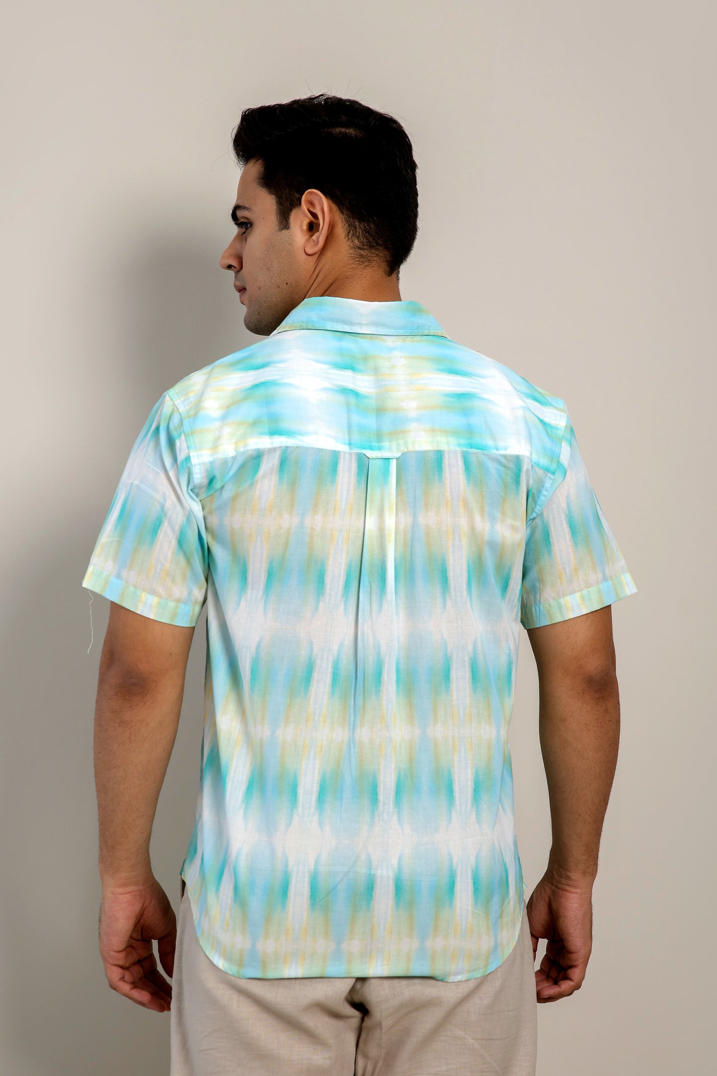 Blue Hawaiian Half Sleeve Shirt