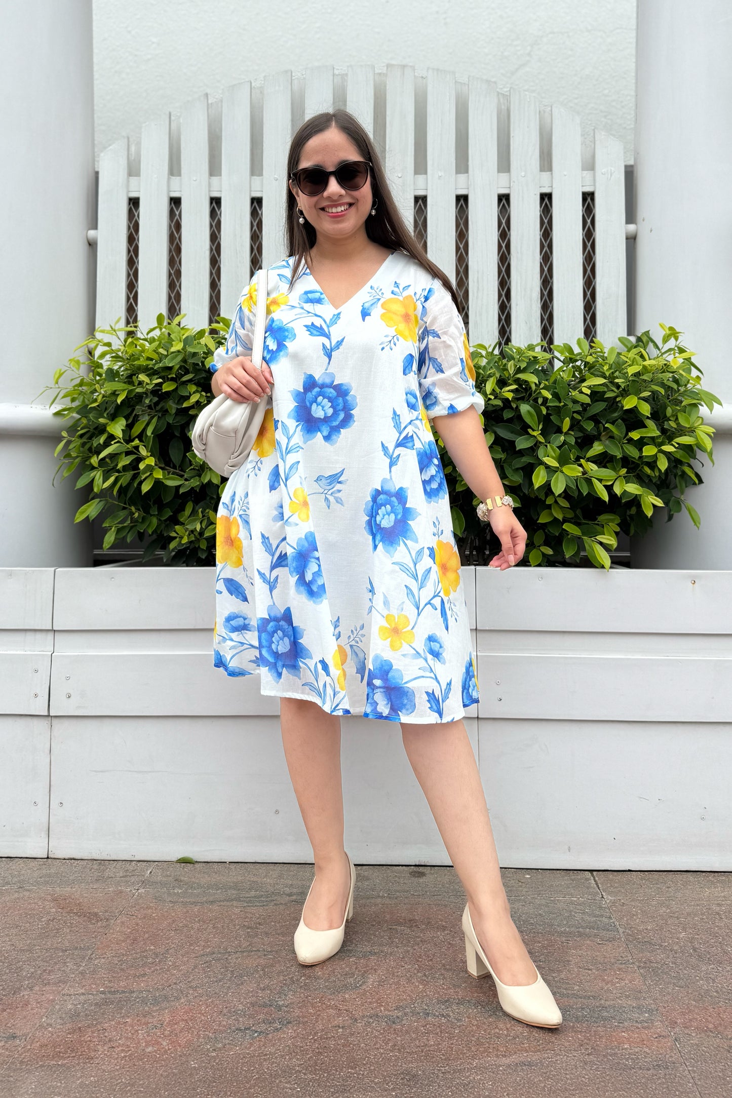 Blue Reverie Short Dress