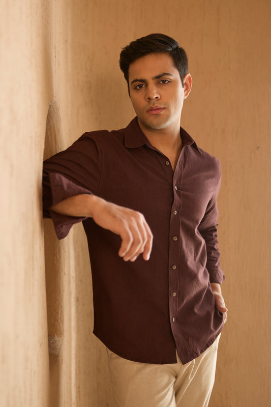 Oakwood Cotton Linen Shirt
