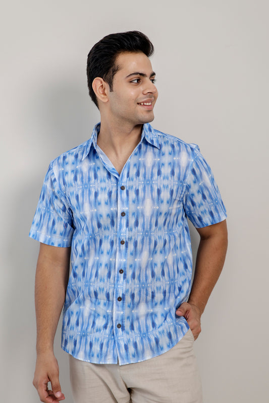 Blue Lagoon Half Sleeve Shirt