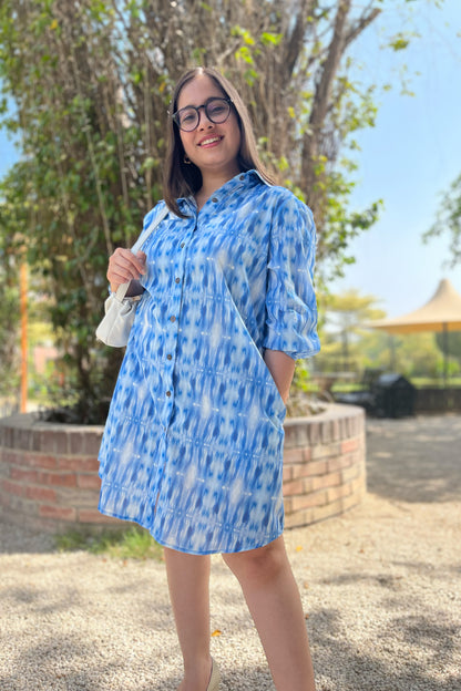 Blue Lagoon Shirt Dress