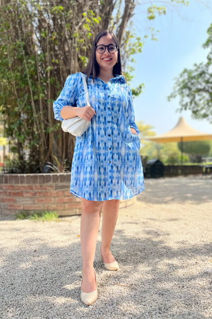 Blue Lagoon Shirt Dress