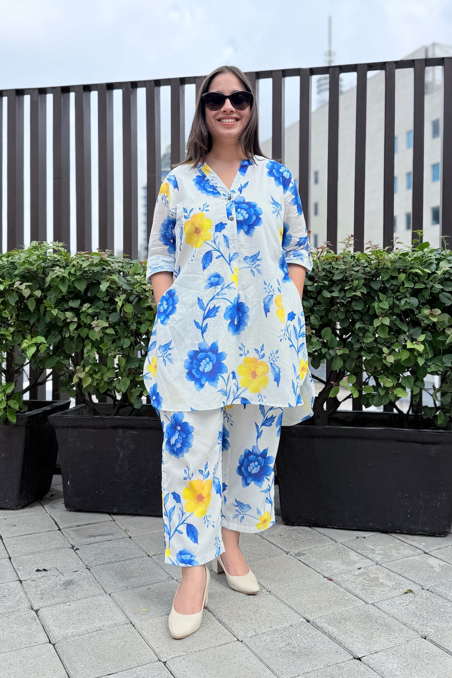 Blue Reverie Kurta Co-ord Set