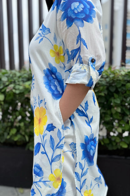 Blue Reverie Kurta Co-ord Set