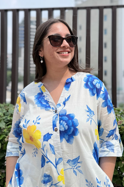 Blue Reverie Kurta Co-ord Set