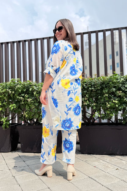 Blue Reverie Kurta Co-ord Set