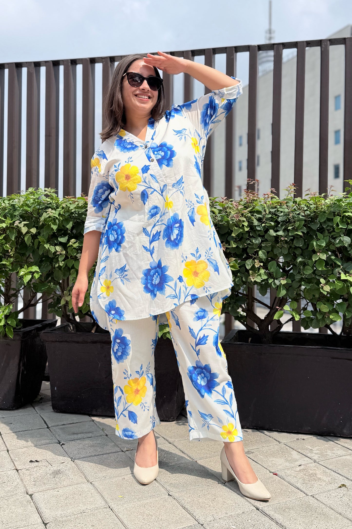 Blue Reverie Kurta Co-ord Set