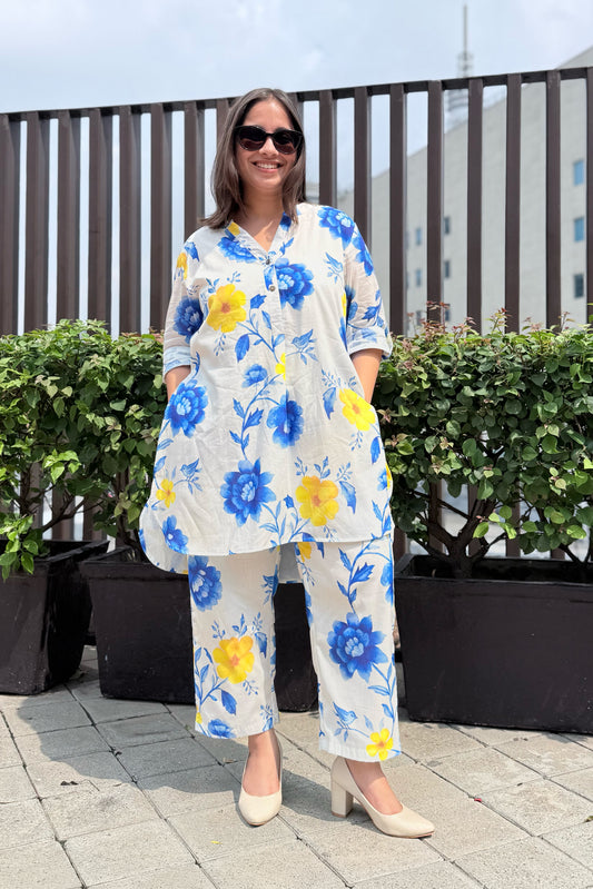 Blue Reverie Kurta Co-ord Set