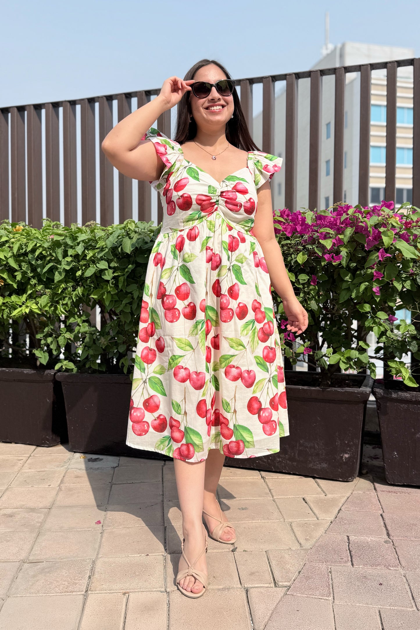 Cherry Blast Sweetheart Dress