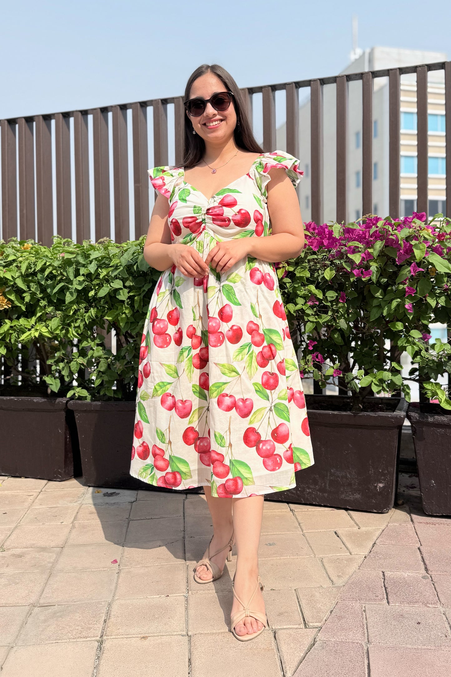 Cherry Blast Sweetheart Dress