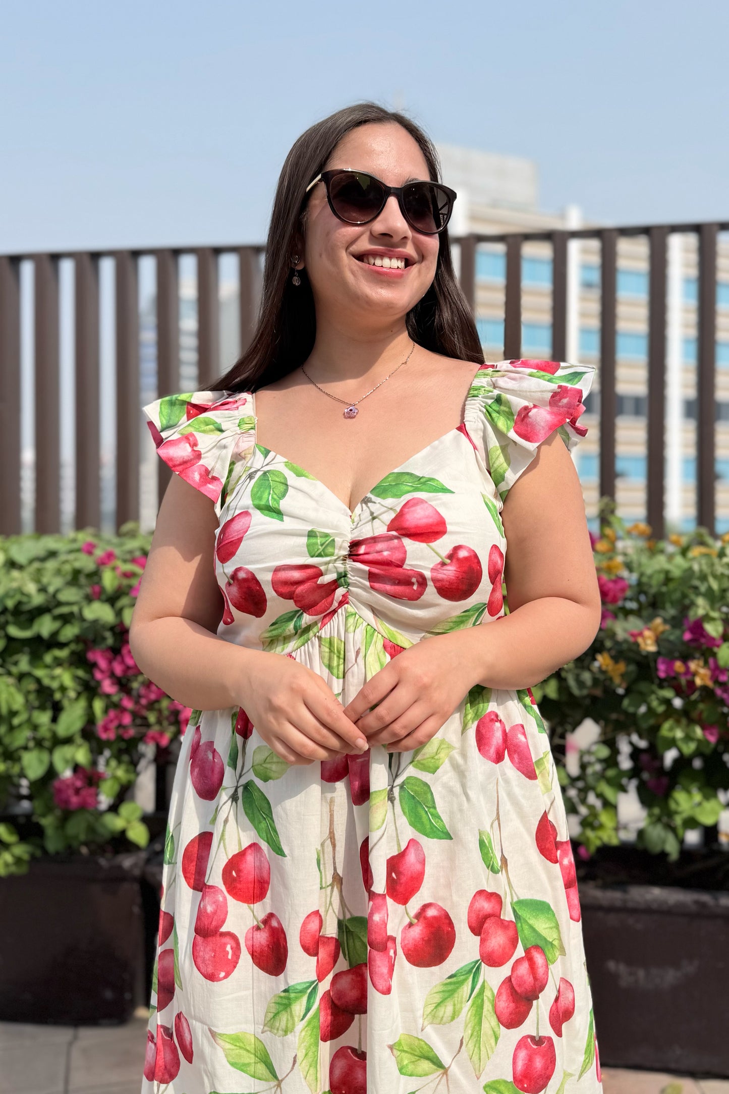 Cherry Blast Sweetheart Dress
