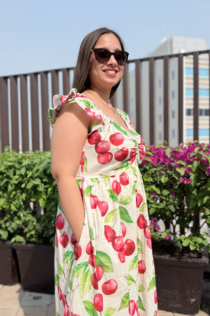 Cherry Blast Sweetheart Dress