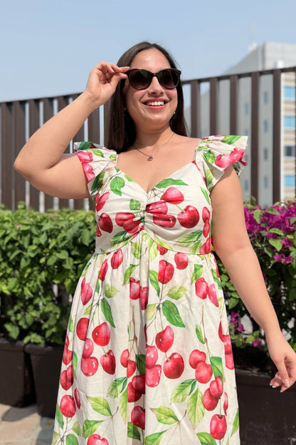 Cherry Blast Sweetheart Dress