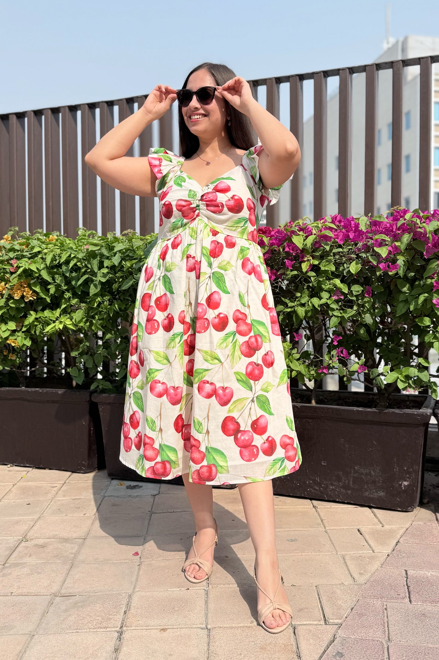 Cherry Blast Sweetheart Dress