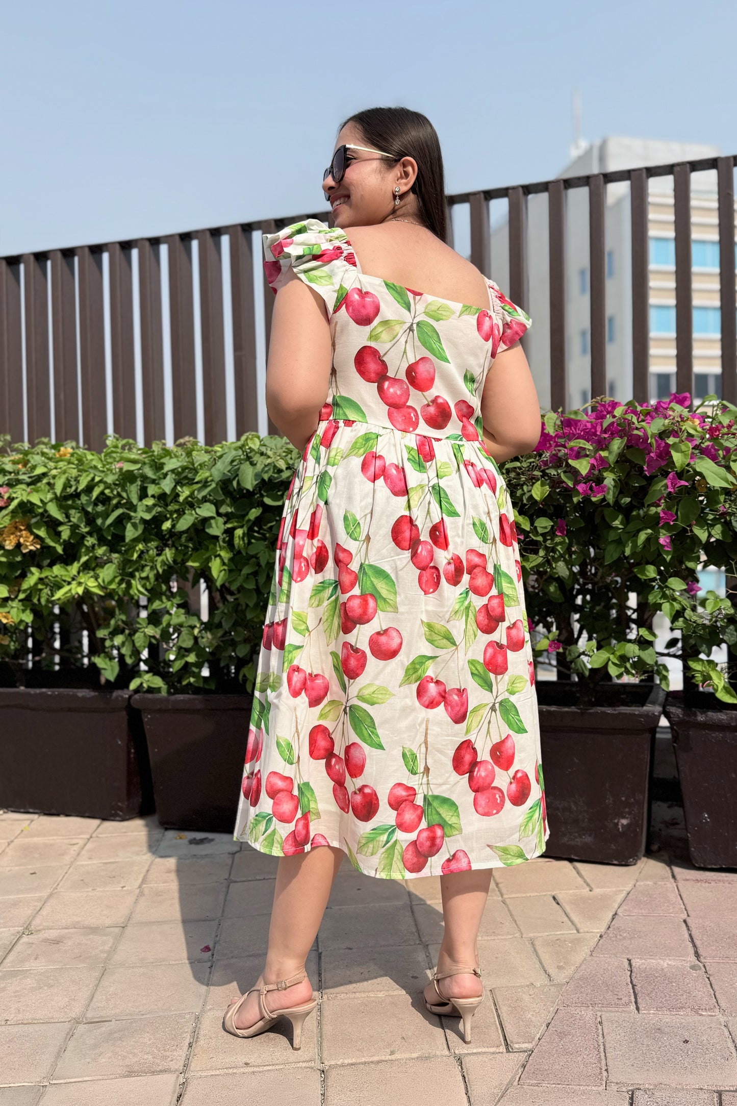Cherry Blast Sweetheart Dress