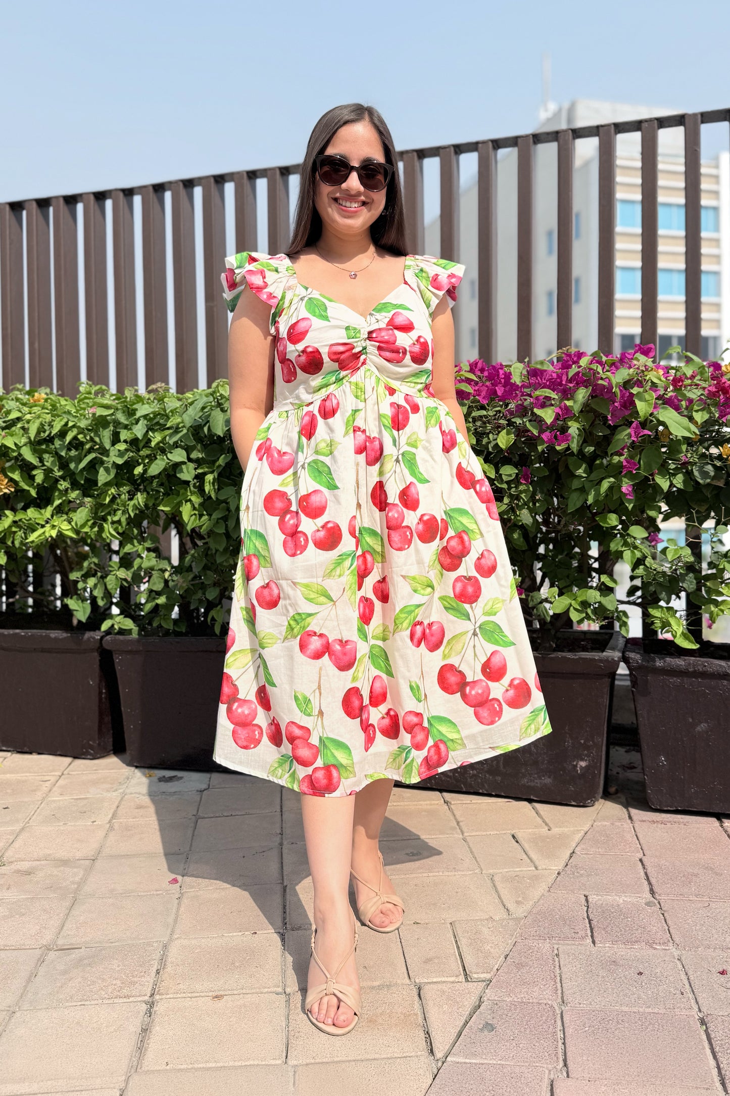 Cherry Blast Sweetheart Dress