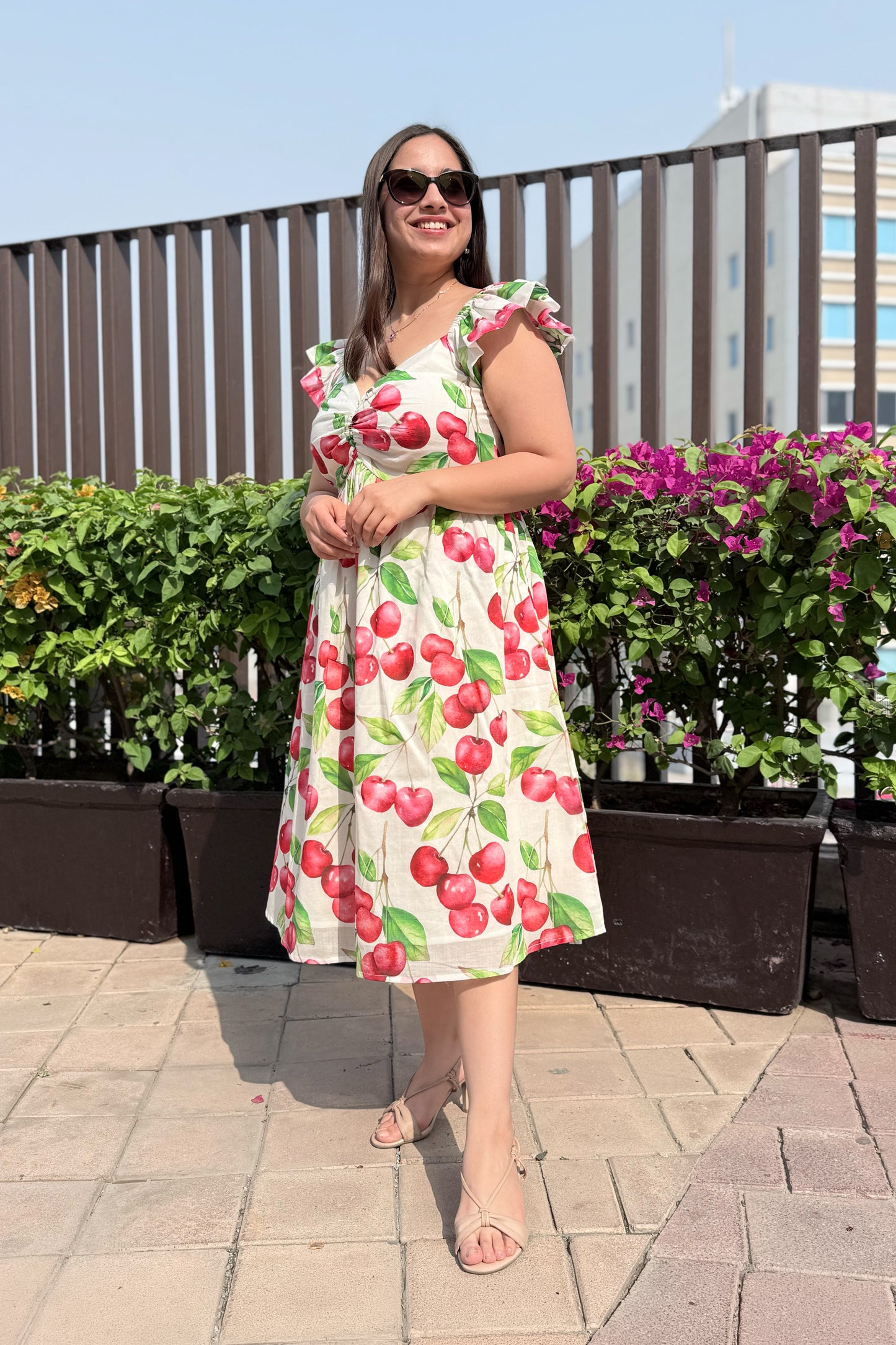 Cherry Blast Sweetheart Dress