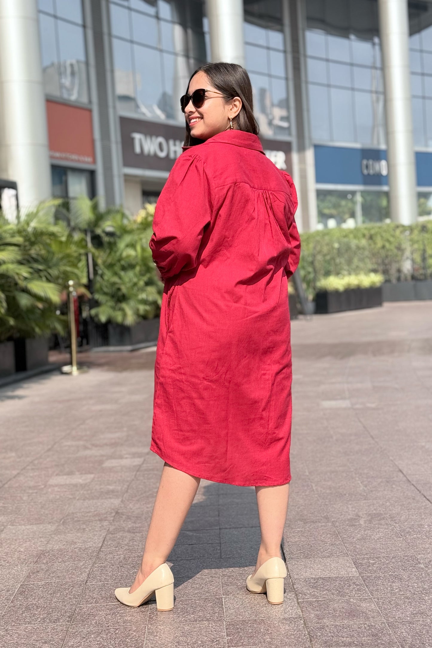 Cherry Crush Shirt Dress