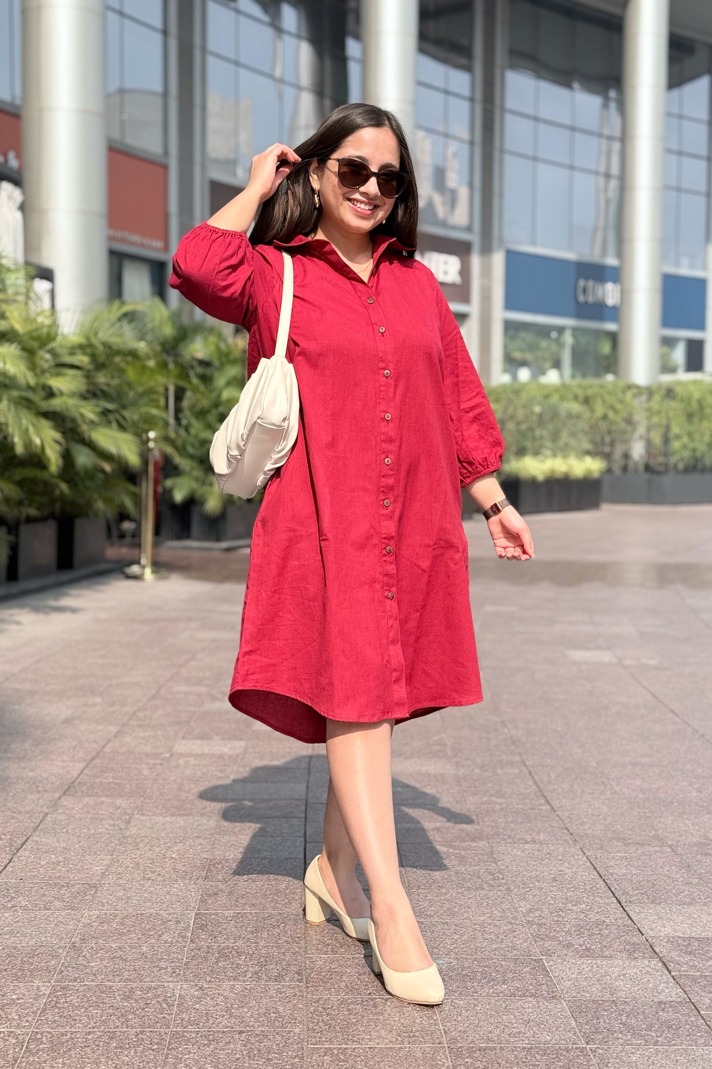Cherry Crush Shirt Dress