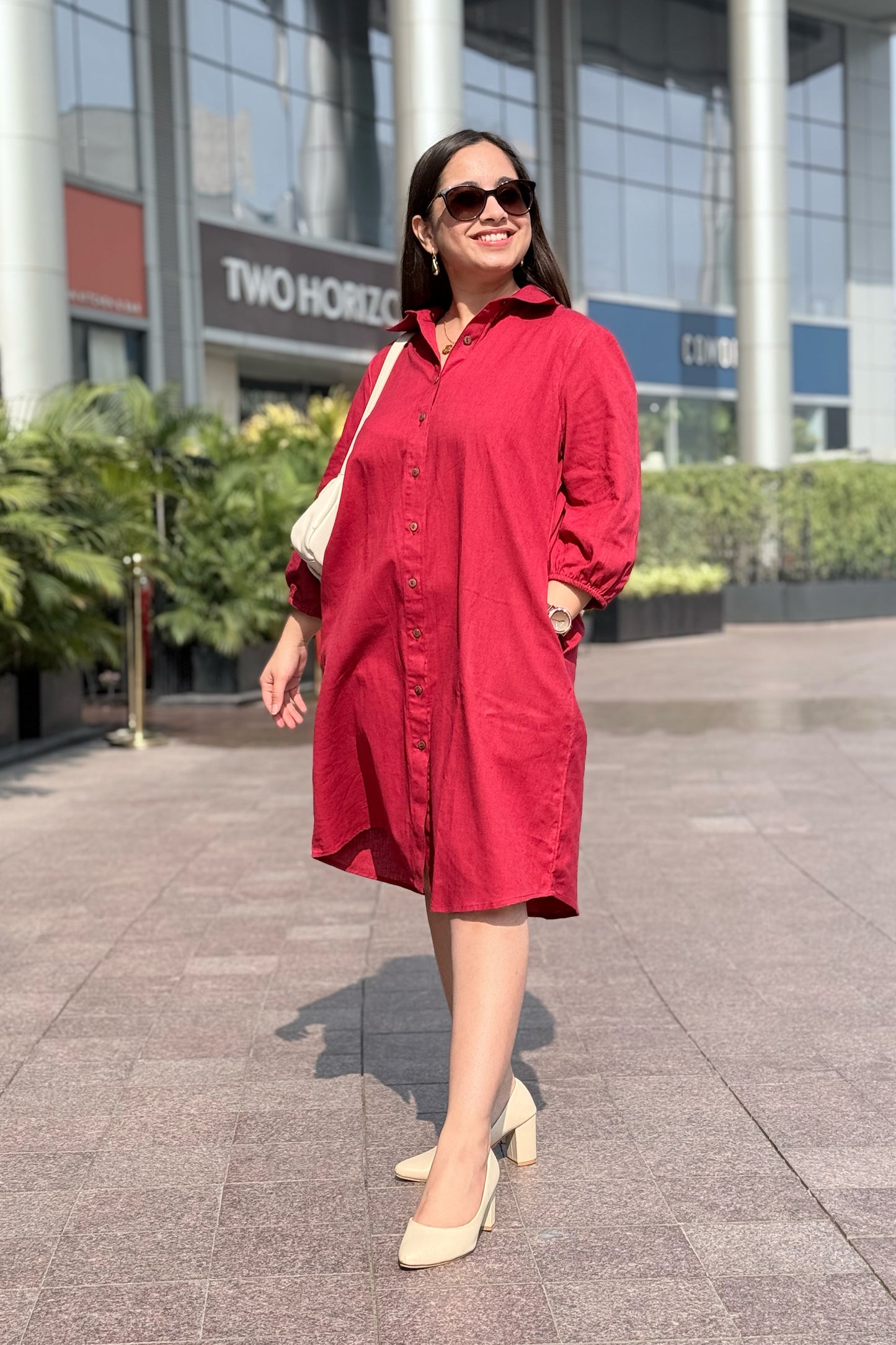 Cherry Crush Shirt Dress