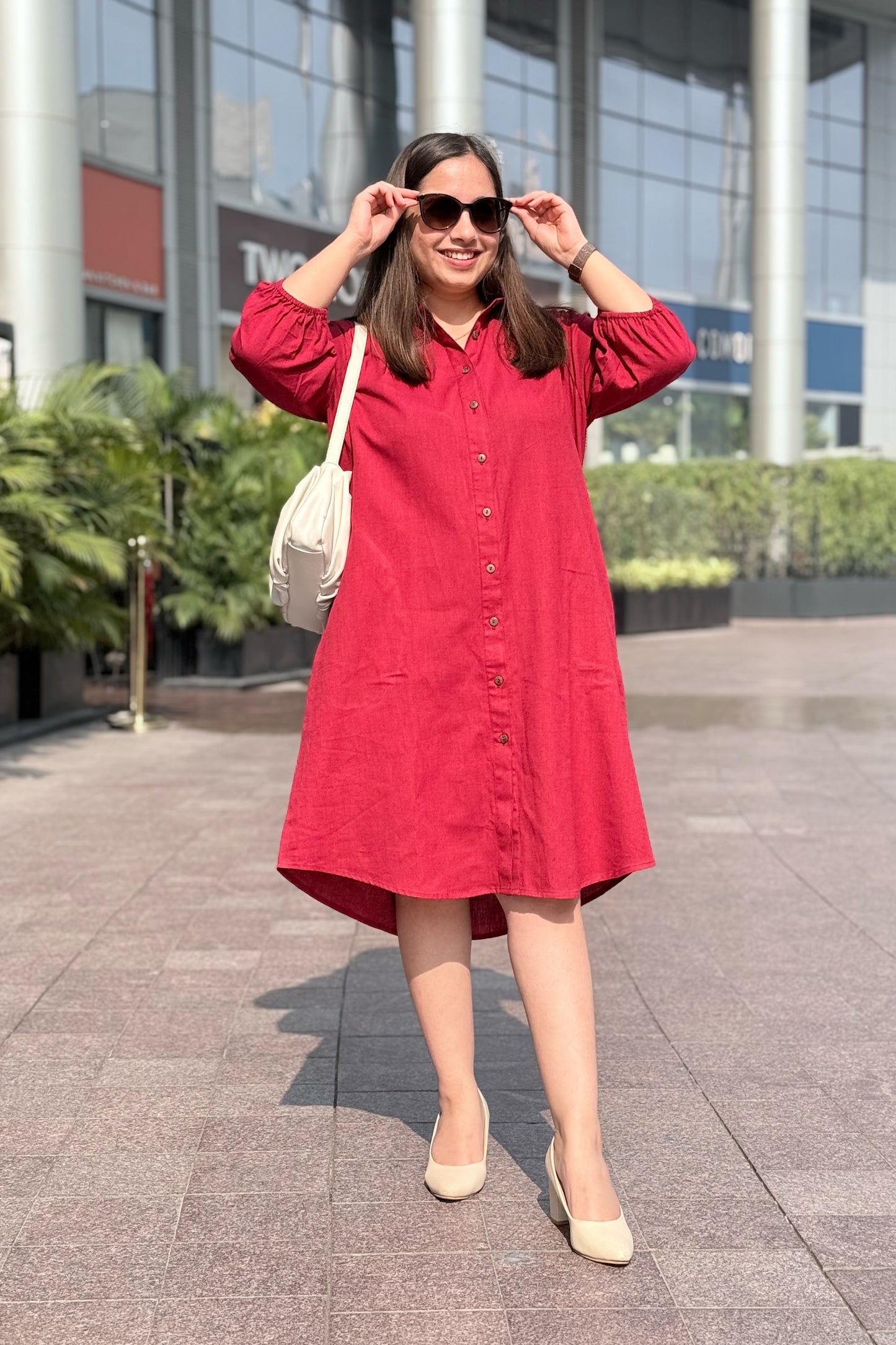 Cherry Crush Shirt Dress