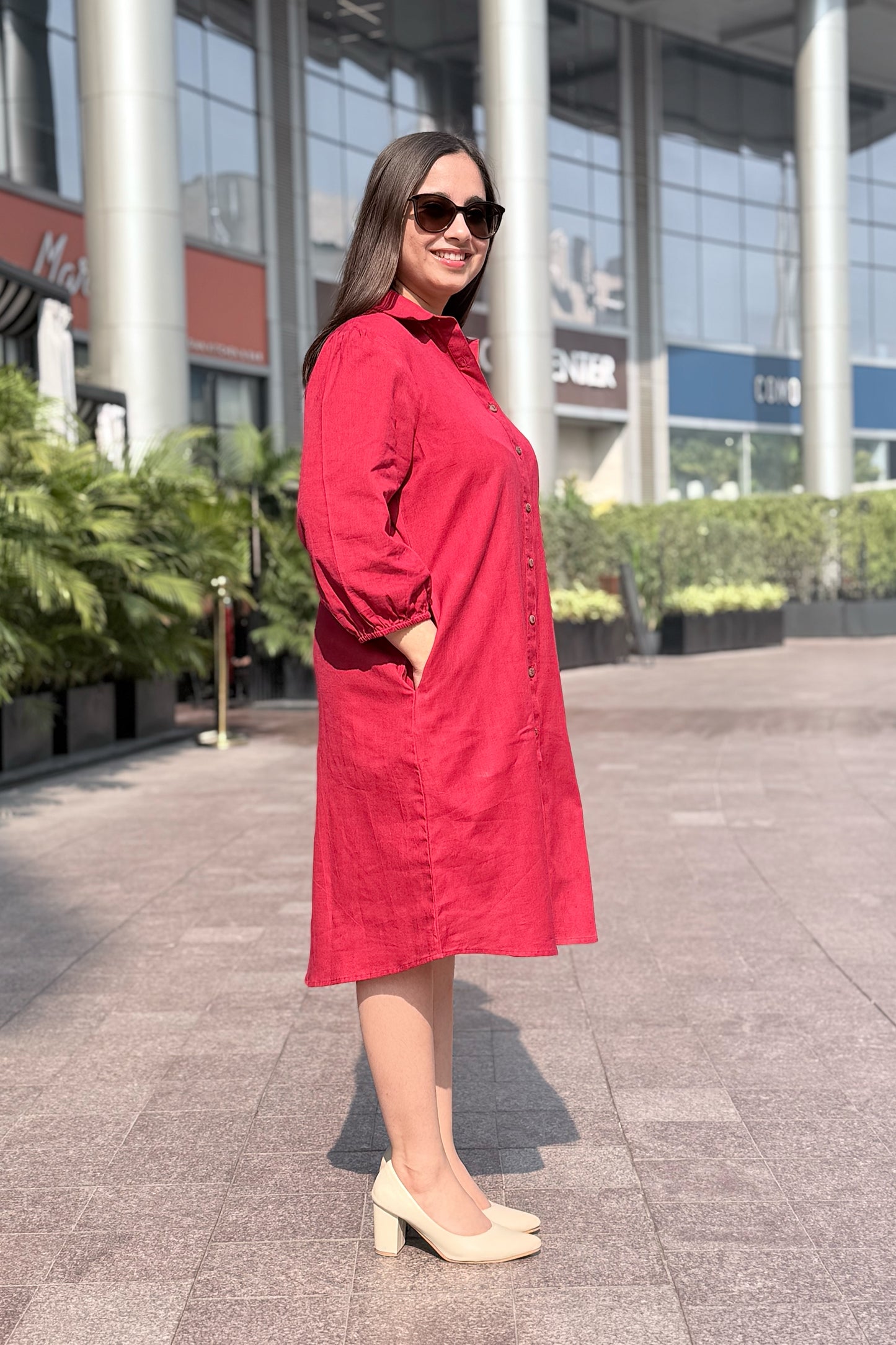 Cherry Crush Shirt Dress