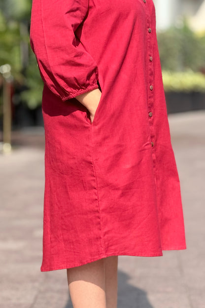 Cherry Crush Shirt Dress