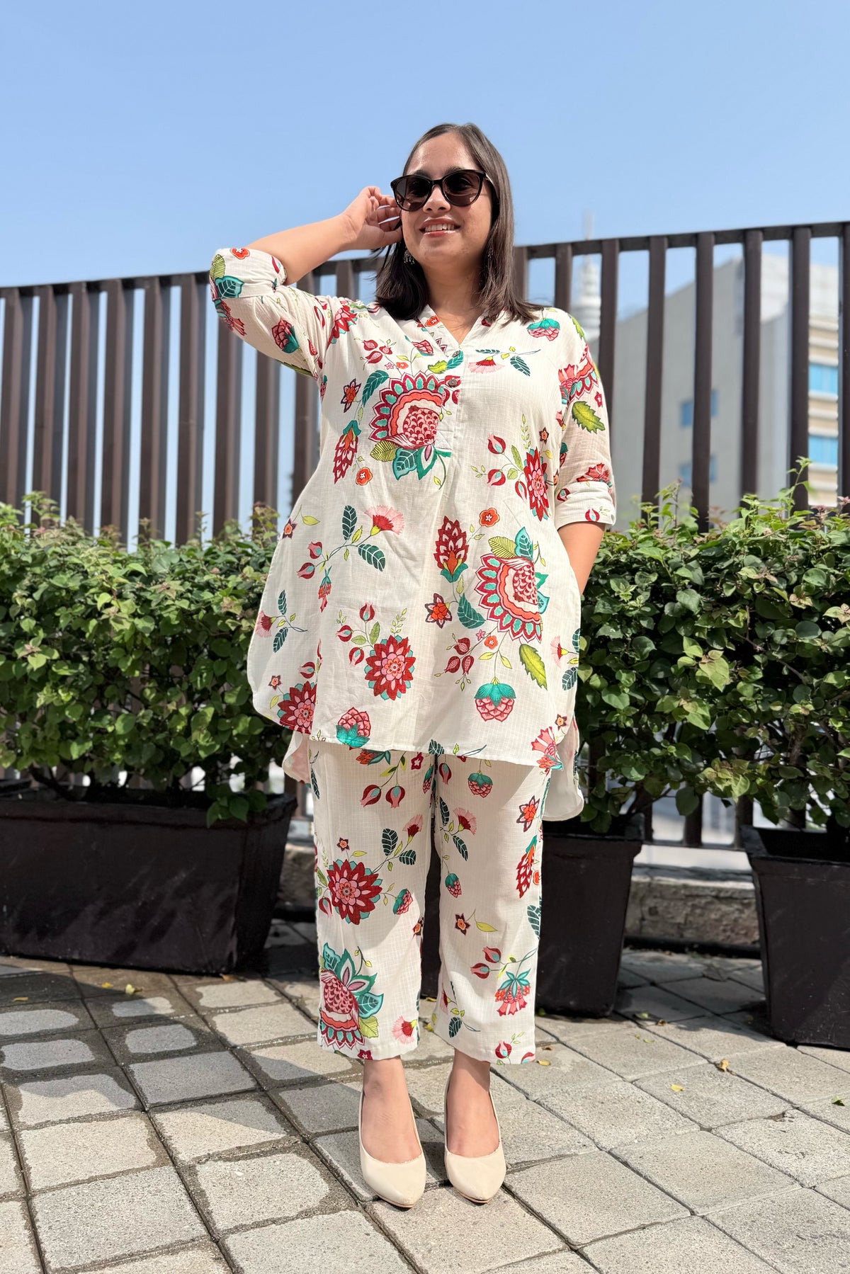 Gul Kurta Co-ord Set