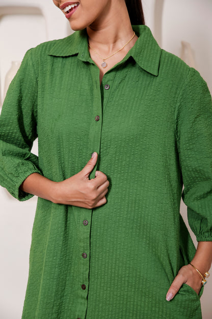 Going Green Shirt Dress