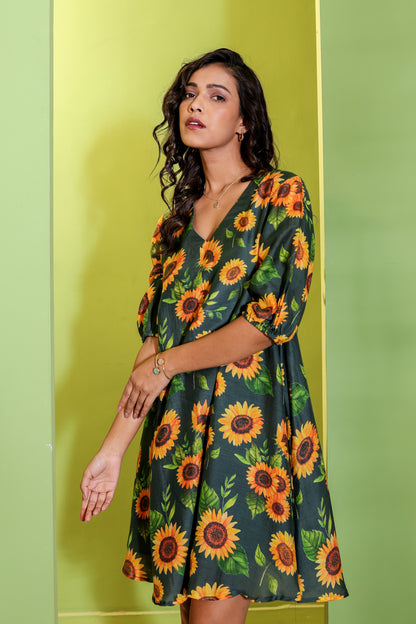 Sunflower Dreams Short Dress