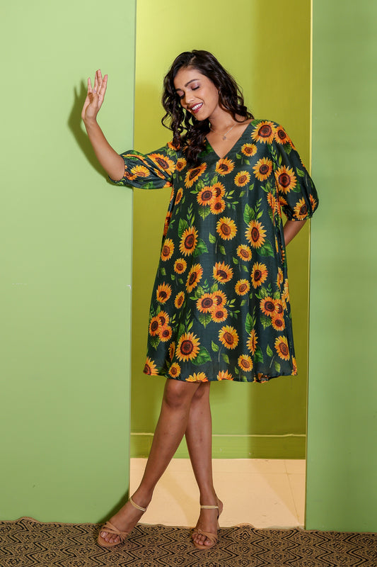 Sunflower Dreams Short Dress