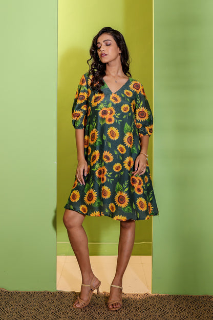 Sunflower Dreams Short Dress