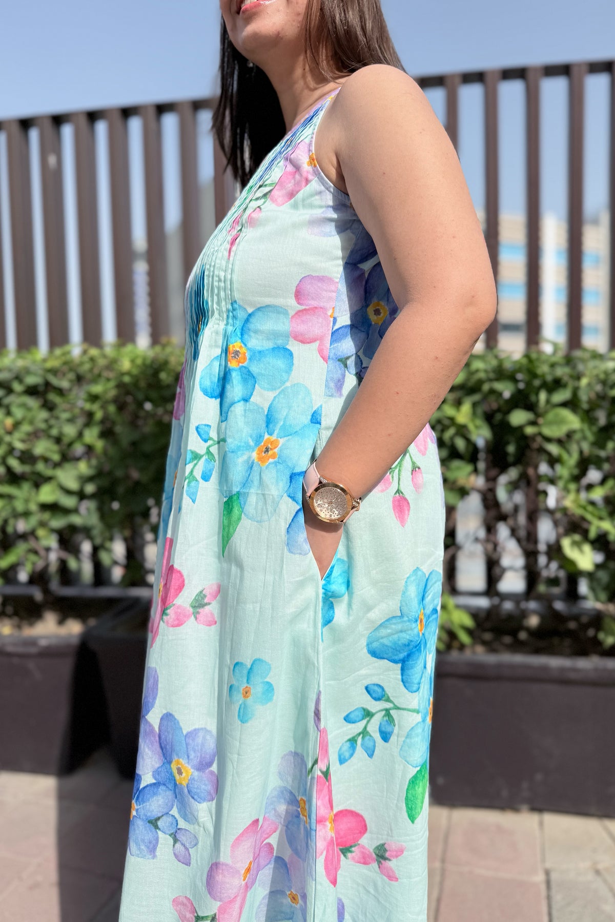 Forget Me Not Halter Neck Dress
