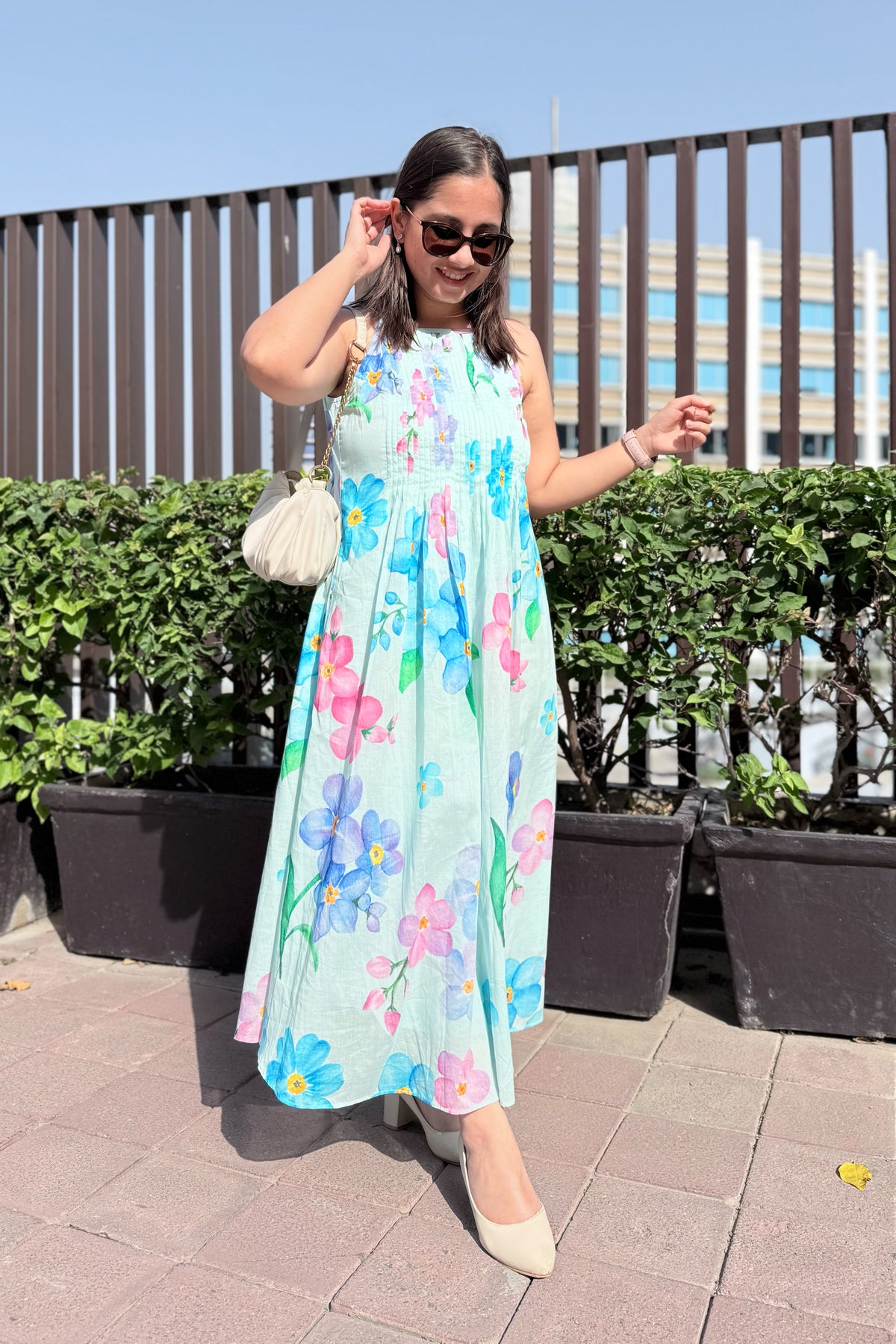 Forget Me Not Halter Neck Dress