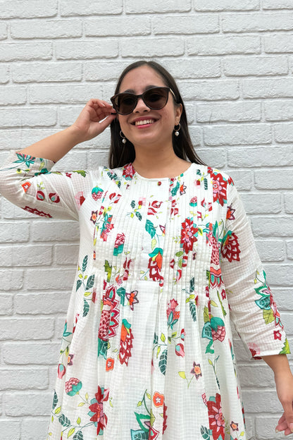 Gul Pin Tuck Kurta Set