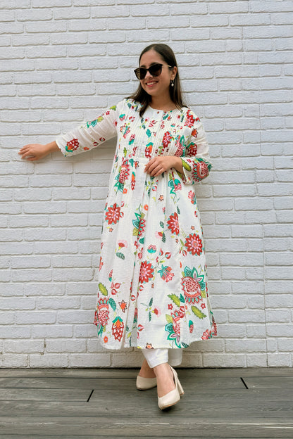 Gul Pin Tuck Kurta Set