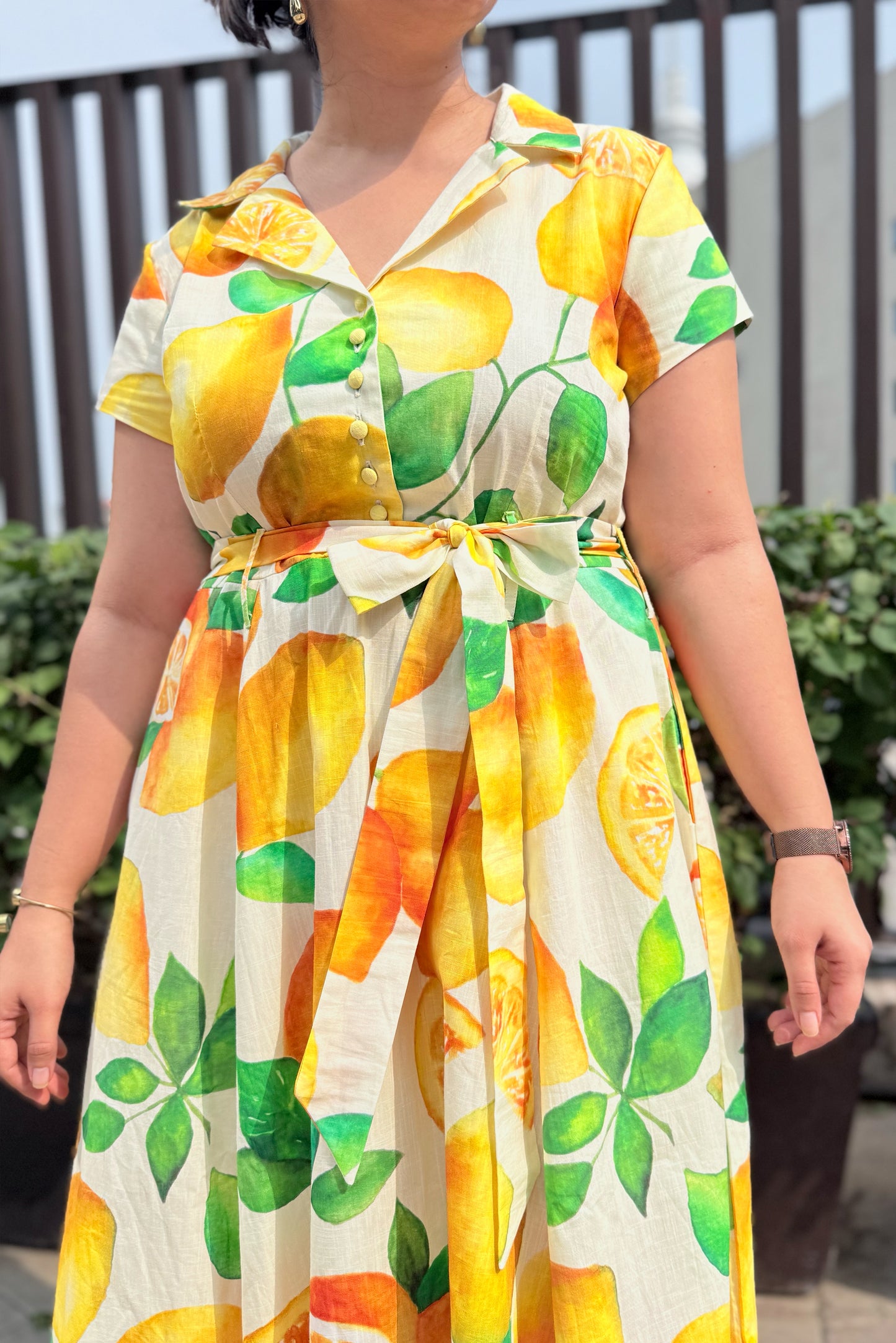 Lemonade belt Dress