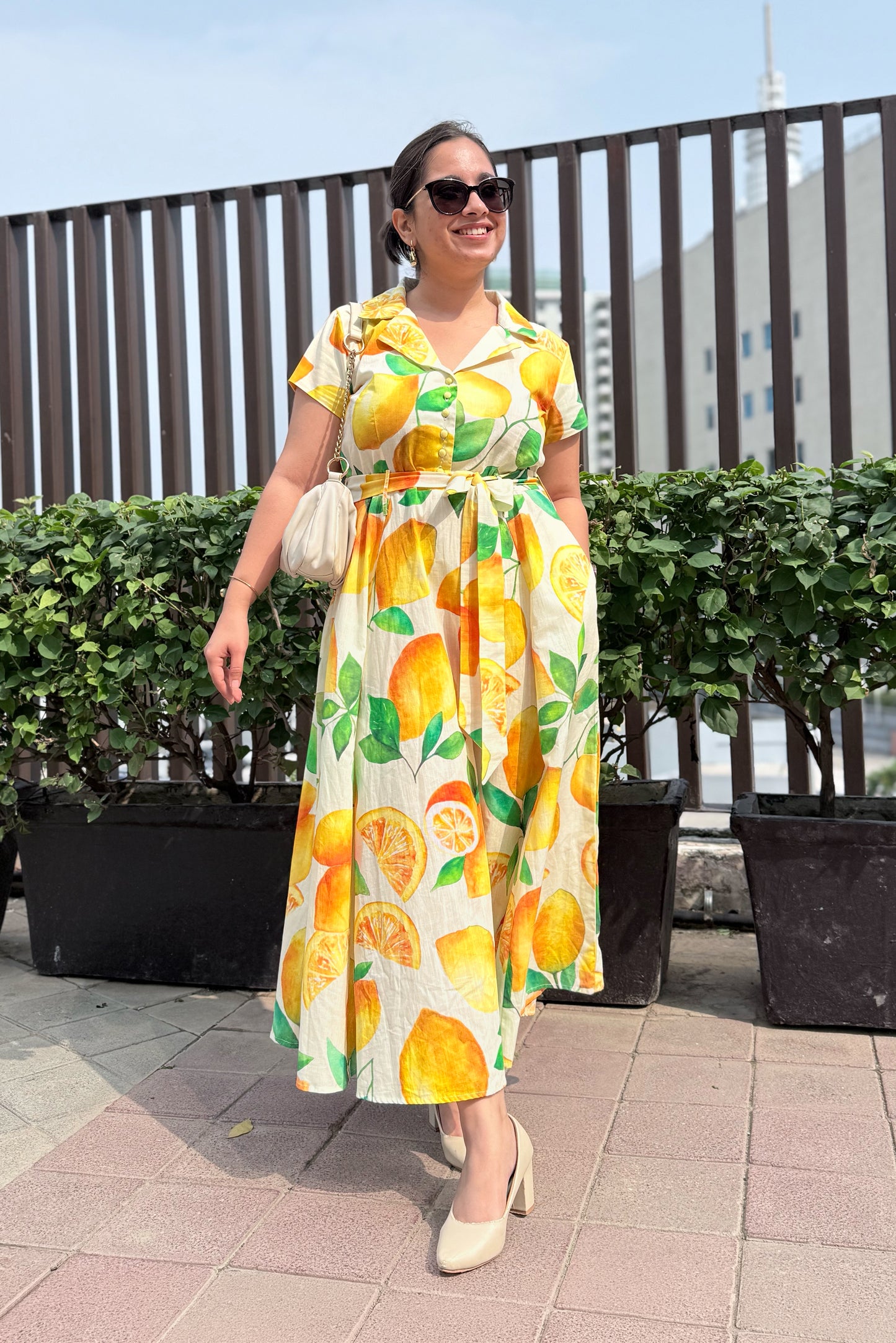 Lemonade belt Dress