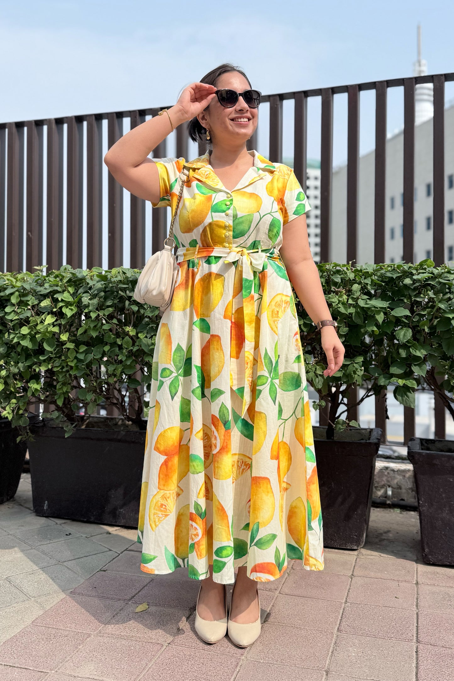 Lemonade belt Dress