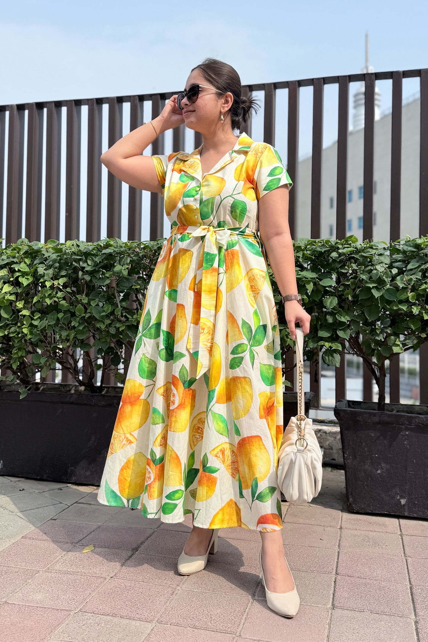 Lemonade belt Dress
