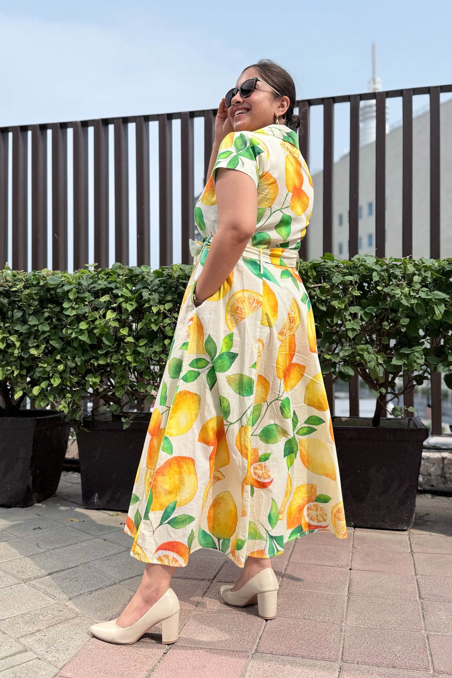 Lemonade belt Dress