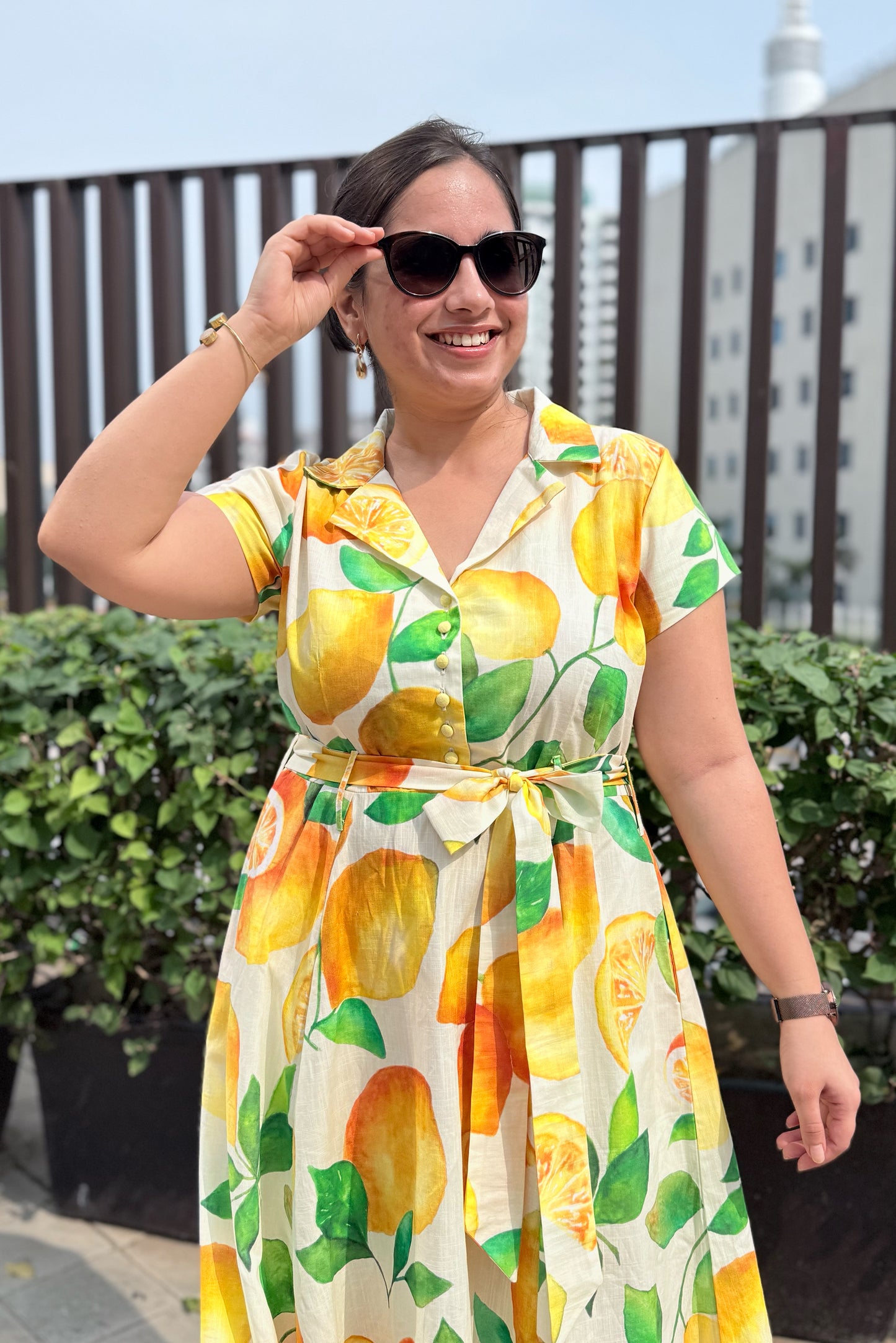 Lemonade belt Dress