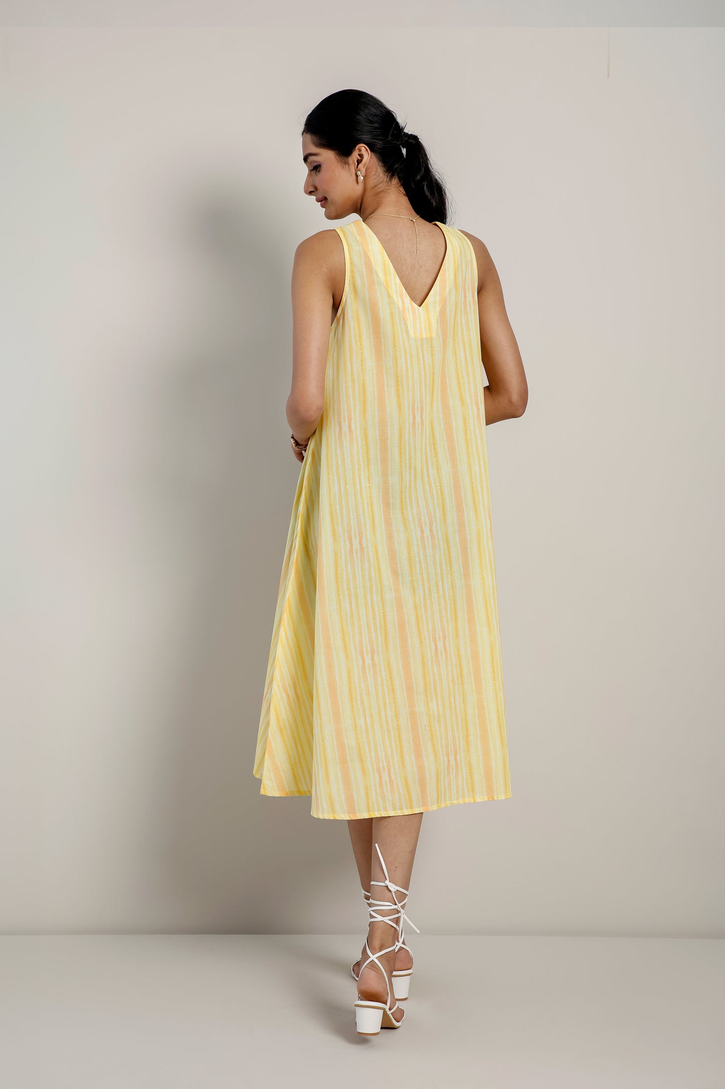 Lemon drop A Line dress