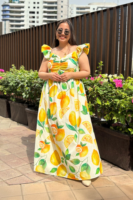 Lemonade Sweetheart Dress