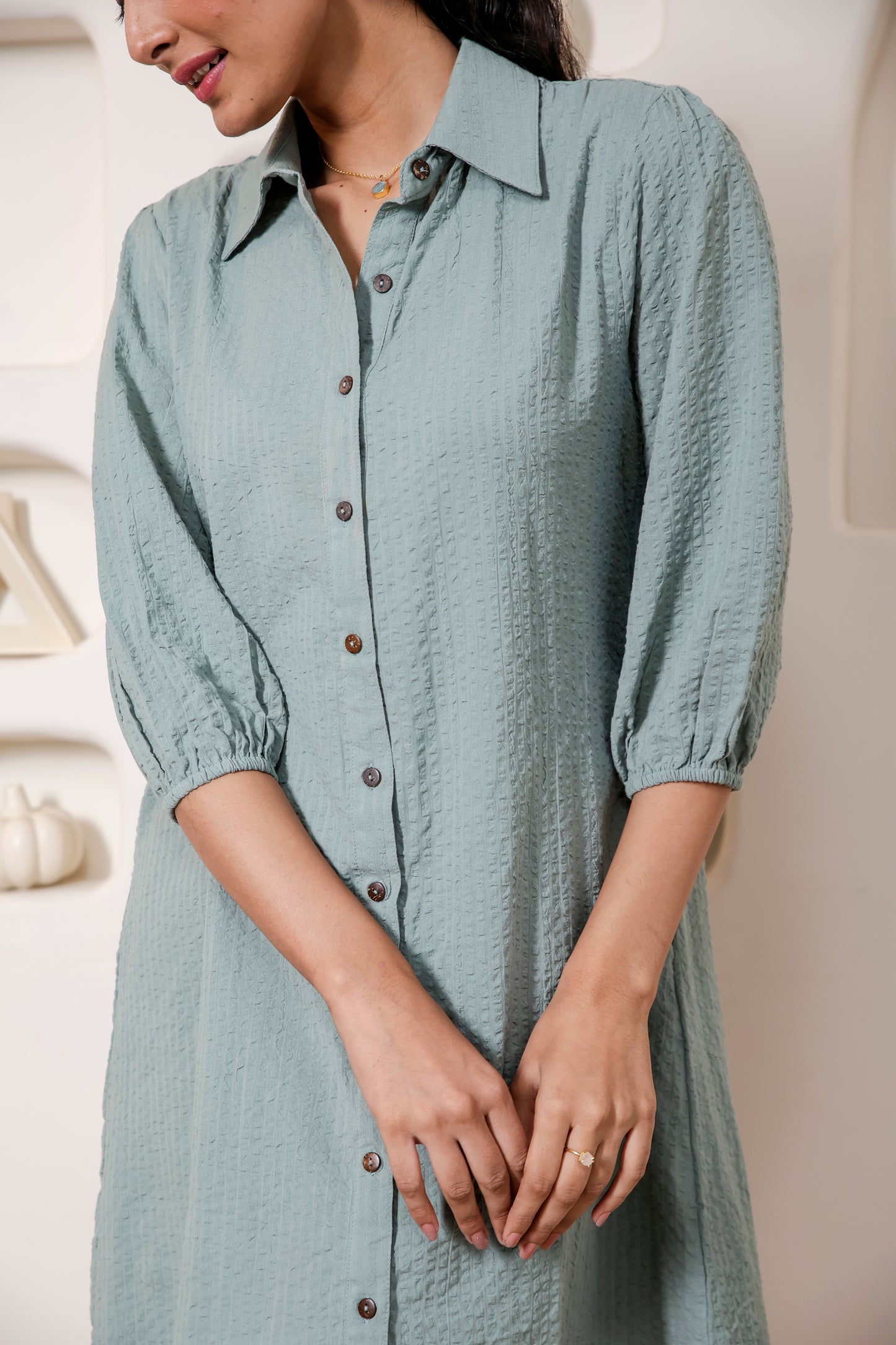 Mint Mojito Shirt Dress