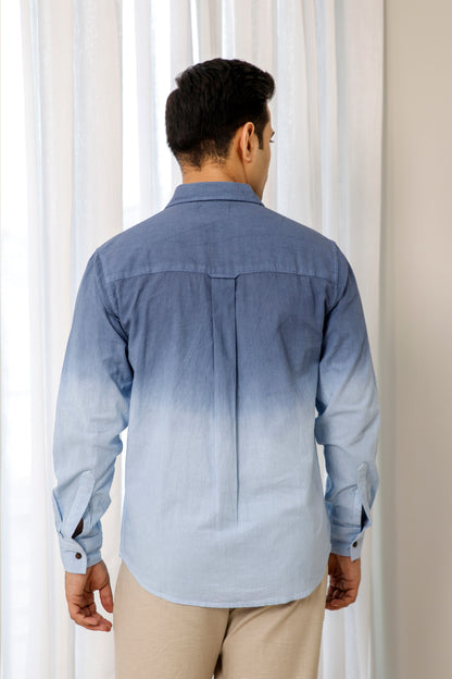 Ocean Blue Full Sleeve Shirt