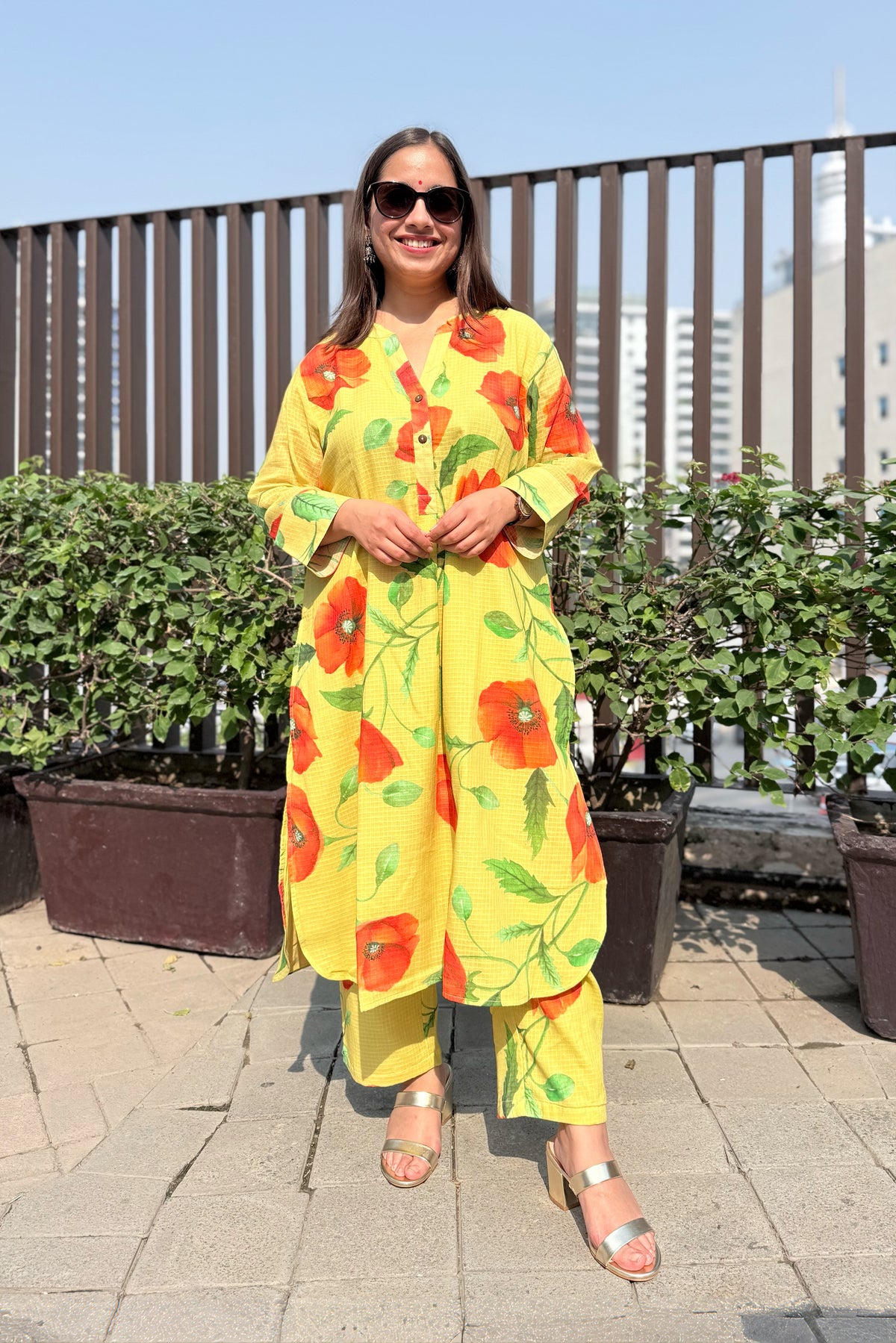 Poppy Garden Kurta Set